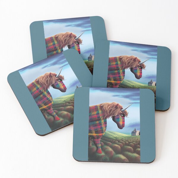 Item preview, Tartan unicorn (#04) [Create a set!] designed and sold by SolidEarthArt.