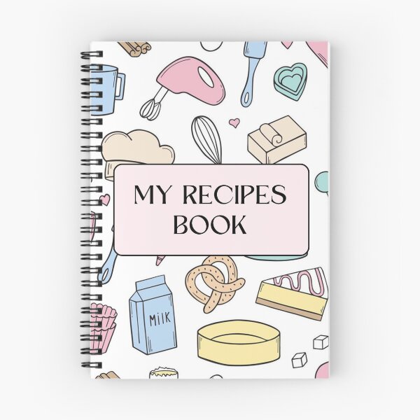 Item preview, cooking recipes notebook book chef designed and sold by noha alzohbi.