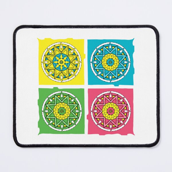 Item preview, Holi Classic | Navratri Rangoli Mandala design | Indian Hindu festival designed and sold by Ooceey.