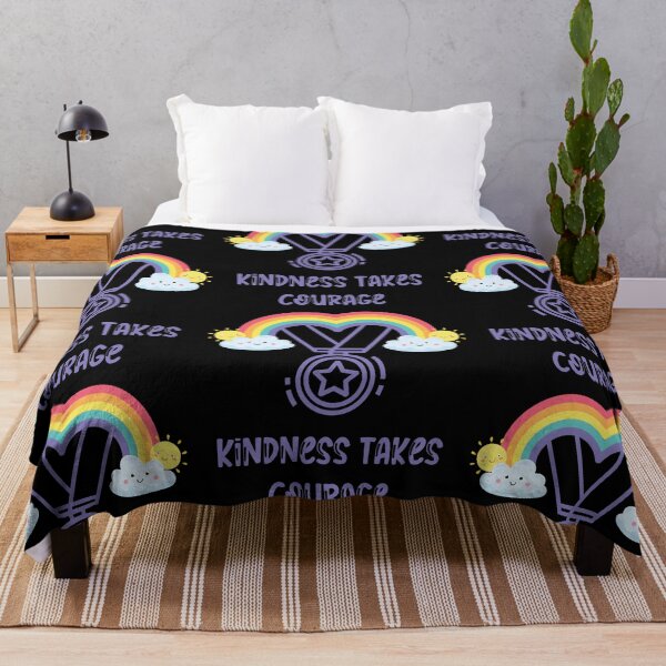 Item preview, Kindness Takes Courage Stop Bullying Rainbow Cute designed and sold by RockBeeDesigns.