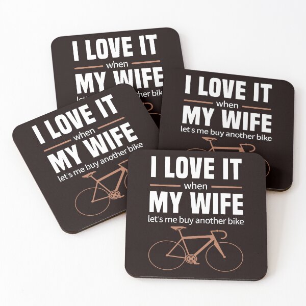 Item preview, Cycling Wives, Funny Cycling, Cyclist Quote designed and sold by Aerial Addicts.