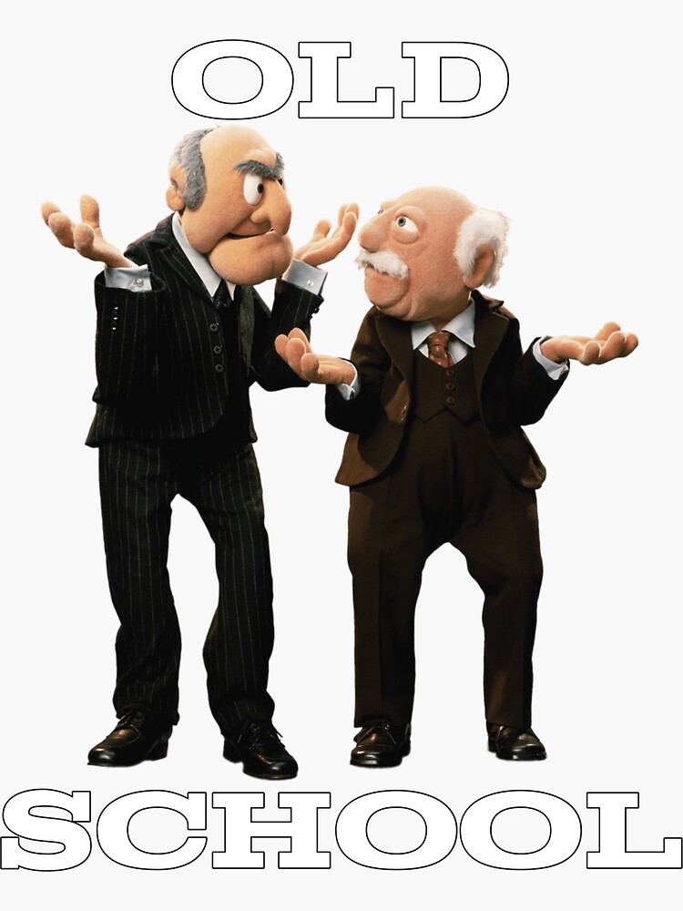 "Statler and Waldorf haters gonna hate" Sticker for Sale by Worldart4