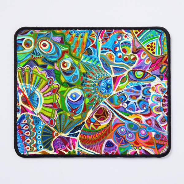 Item preview, 345. Colorful psychedelic doodles, subconscious designed and sold by Veera Zukova.