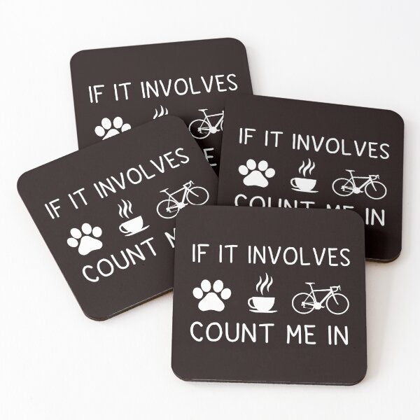 Item preview, If It Involves Cycling, Funny Cycling, Cyclist Quote designed and sold by Aerial Addicts.