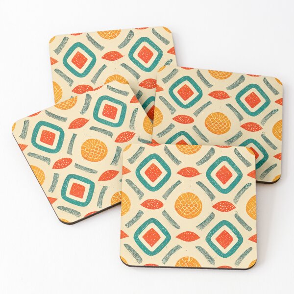 Item preview, retro abstract multi color pattern designed and sold by darc4.