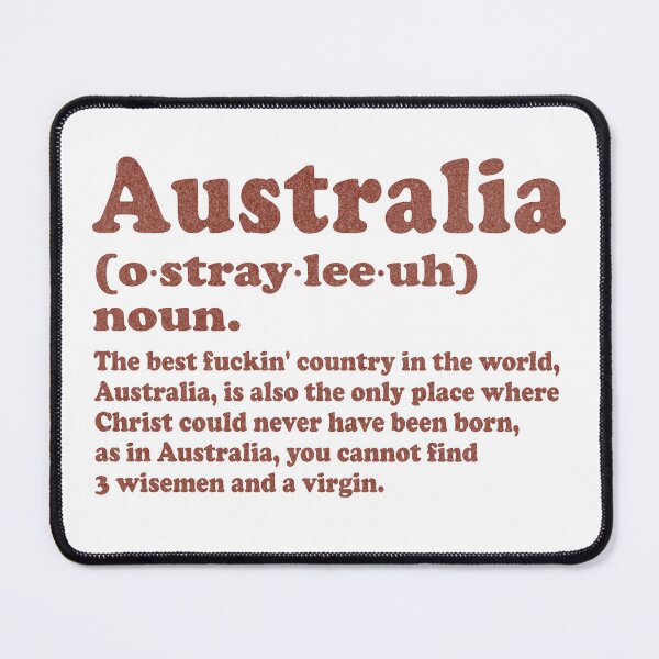 Item preview, Australia Funny Definition Shirt designed and sold by TonySpencer.