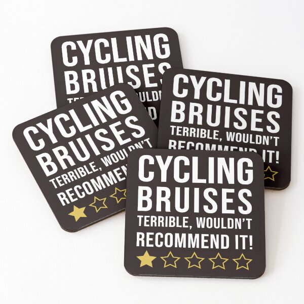 Item preview, Cycling Bruises, Funny Cycling, Cyclist Quote designed and sold by Aerial Addicts.