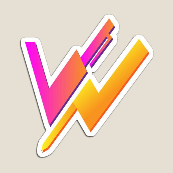 Artikelvorschau, W Gradient Logo-Vorlage mit abstrakter Form entworfen und verkauft von Chitrogiri.