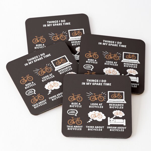 Item preview, Cyclig Spare Time, Funny Cycling, Cyclist Quote designed and sold by Aerial Addicts.