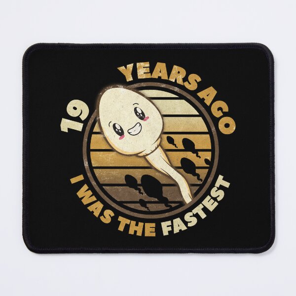 Item preview, 19 Years Ago I Was The Fastest. 19th Birthday Design designed and sold by More-dan-Prints.
