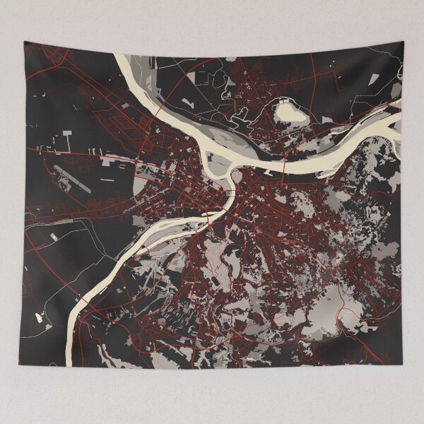 Item preview, Belgrade City Map of Serbia - Vector designed and sold by deMAP.