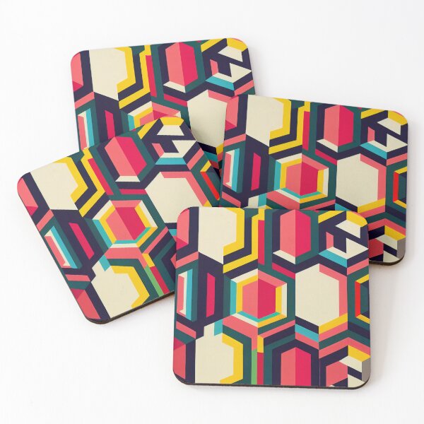Item preview, patrón multicolor abstracto retro designed and sold by darc4.