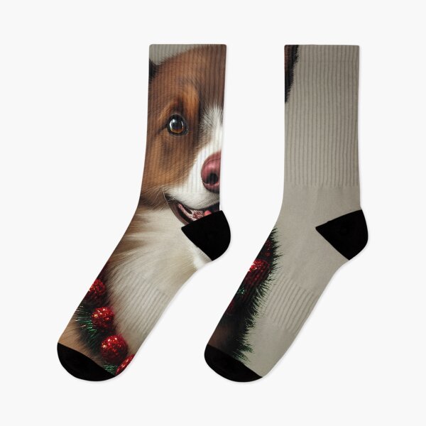 Item preview, Lindo perrito corgi navideño designed and sold by Karmanto.