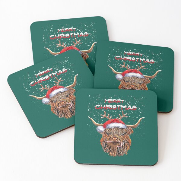 Item preview, Merry Christmas highland cow, Christmas sweater with Highland Cow, for nativity day designed and sold by Collagedream.