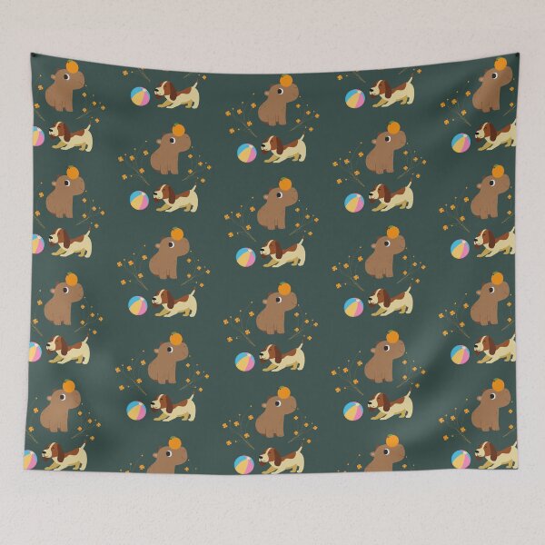 Item preview, Capybara And Dog,Capybara With Oranges,Capybara Funny, Cute Capybara,Capybara Love, designed and sold by Tamas Das.