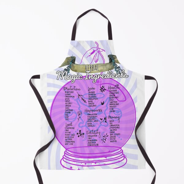Item preview, Herbal Good Witch Brew Magic Ingredients Crystal Ball #4 designed and sold by OmniRoseArt.