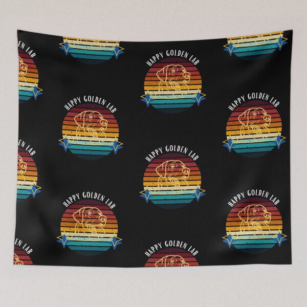 Item preview, Happy golden lab V1 designed and sold by The Love Quill.