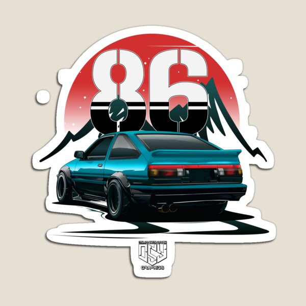 AE86 Trueno (Blue) Magnet