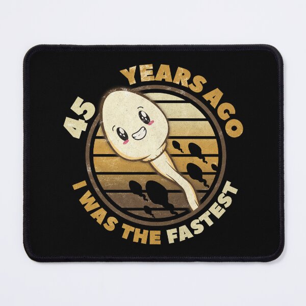 Item preview, 45 Years Ago I Was The Fastest. 45th Birthday Design designed and sold by More-dan-Prints.