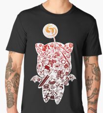 Camiseta premium para hombre Final Fantasy Moogle-verse (rojo)