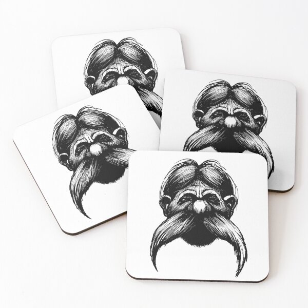Item preview, Master Miner Mustache Dwarf Drawing designed and sold by LarksDrawings.