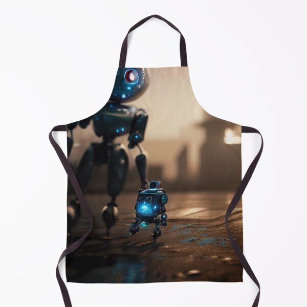 Item preview, robot father and son designed and sold by ia-creating-art.