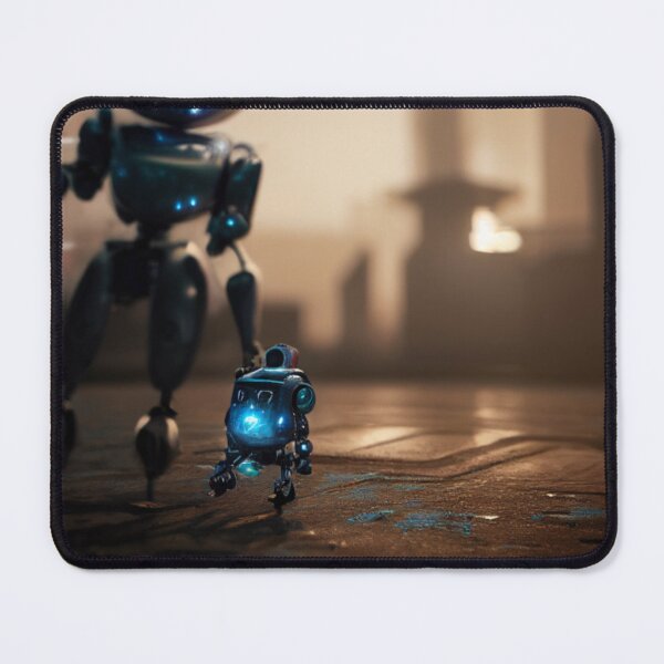 Item preview, robot father and son designed and sold by ia-creating-art.
