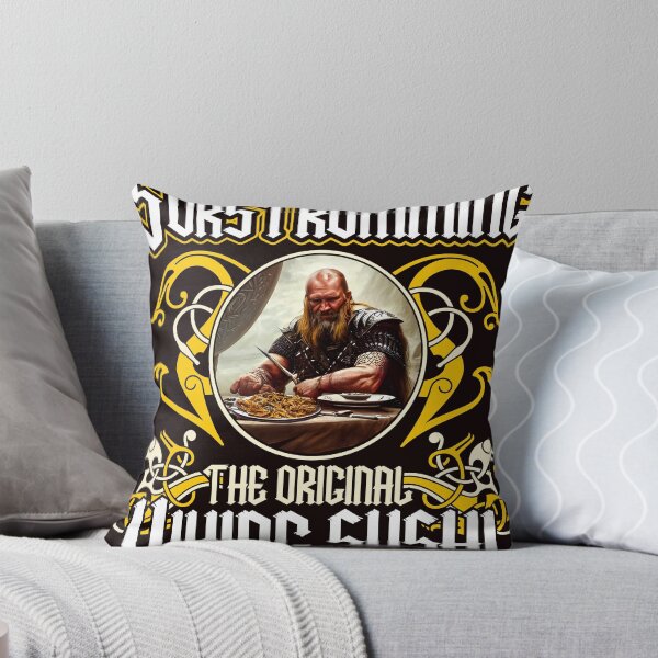 Item preview, Surstromming viking sushi t-shirt design designed and sold by Spassprediger.