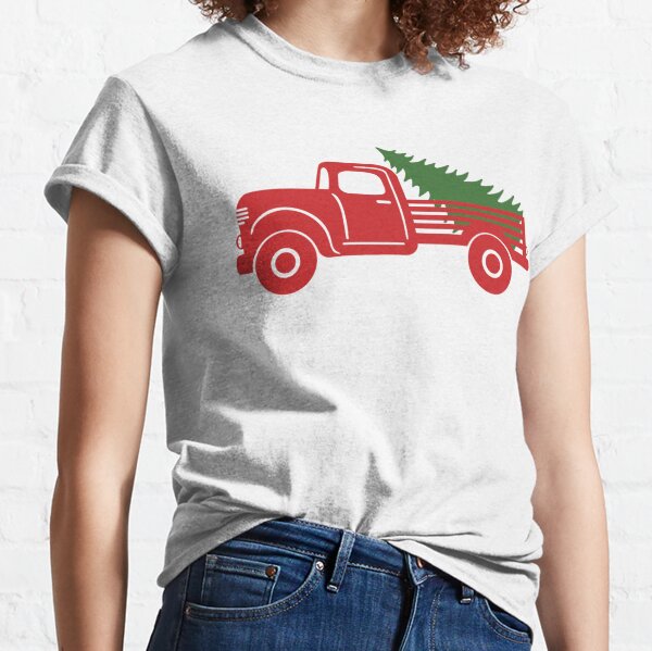 Christmas red truck shirtpj\u2019s
