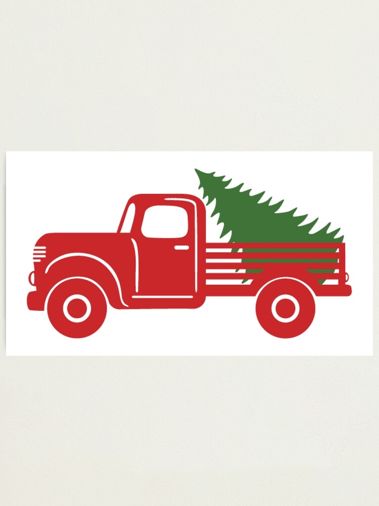 Christmas tree truck