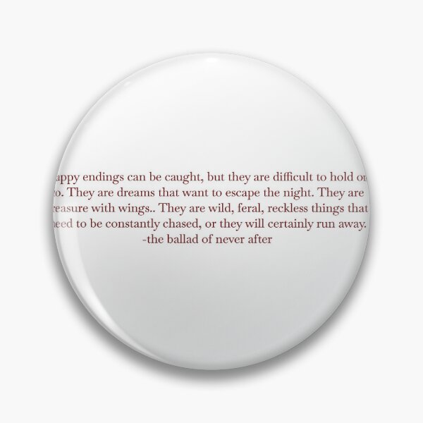 Item preview, The ballad of never after quote designed and sold by lexynlee.
