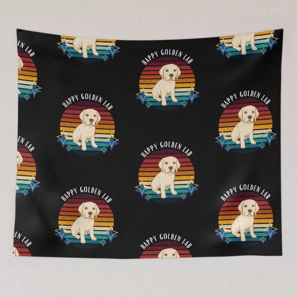 Item preview, Happy golden lab V3 designed and sold by The Love Quill.