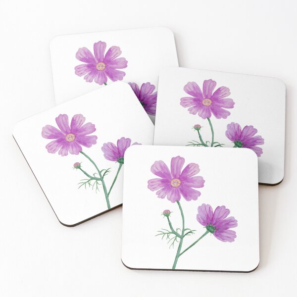 Artikelvorschau, Lila Kosmos blüht entworfen und verkauft von Floralsharry.