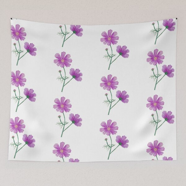 Item preview, purple cosmos blossoms designed and sold by Floralsharry.