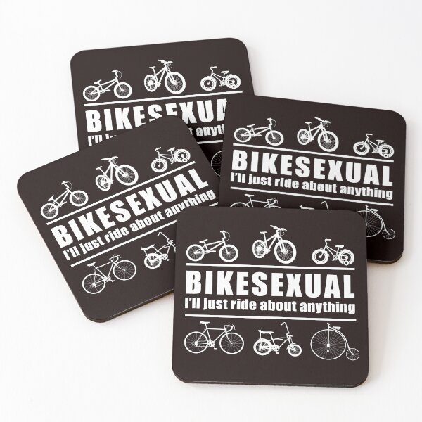 Item preview, Bikesexual, Funny Cycling, Cyclist Quote designed and sold by Aerial Addicts.
