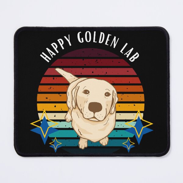 Item preview, Happy golden lab V4 designed and sold by The Love Quill.