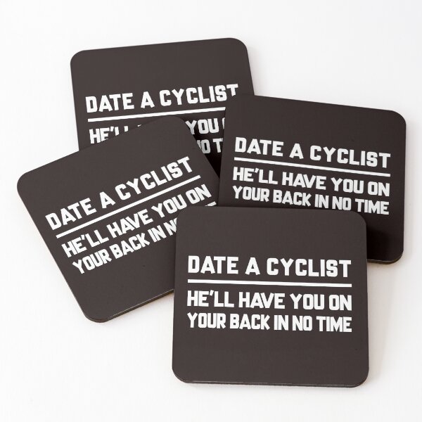 Item preview, Date A Cyclist, Funny Cycling, Cyclist Quote designed and sold by Aerial Addicts.