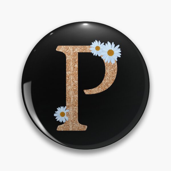 Item preview, Copy of  Floral Shine Letter P, Educational stickers designed and sold by saimzgraphics.