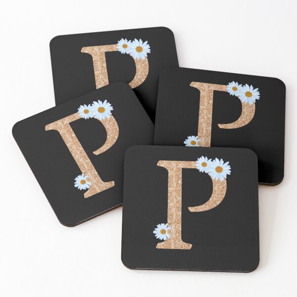 Item preview, Copy of  Floral Shine Letter P, Educational stickers designed and sold by saimzgraphics.