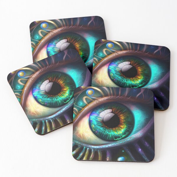 Item preview, Imaginative iridescent eye version 1 designed and sold by PM-Artistic.