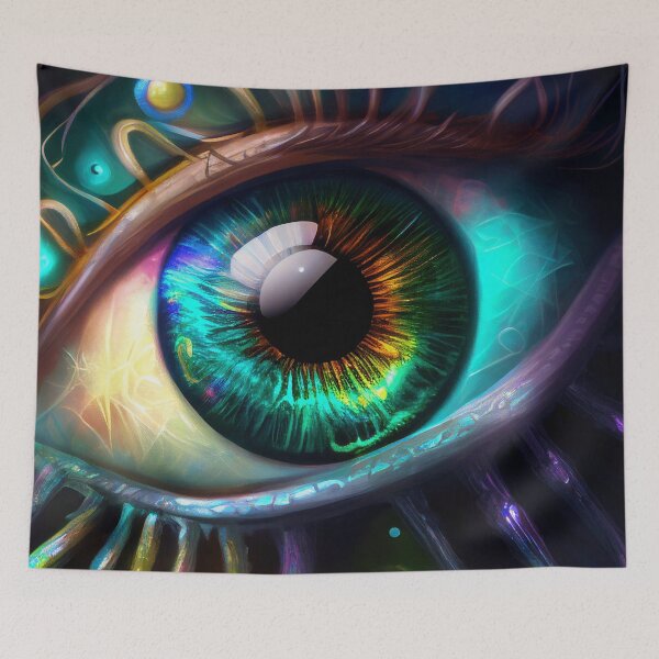 Item preview, Imaginative iridescent eye version 1 designed and sold by PM-Artistic.