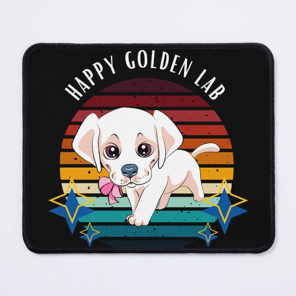 Item preview, Happy golden lab V5 designed and sold by The Love Quill.