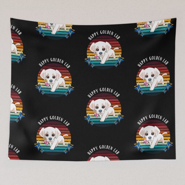 Item preview, Happy golden lab V5 designed and sold by The Love Quill.