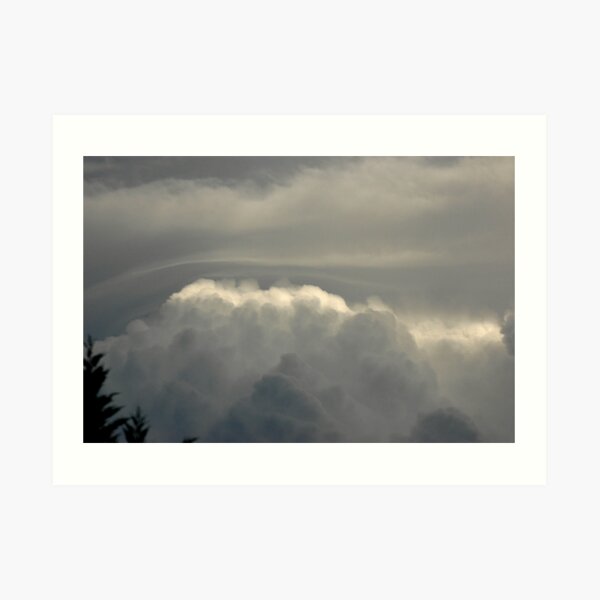 When Clouds Collide - 2 Art Print