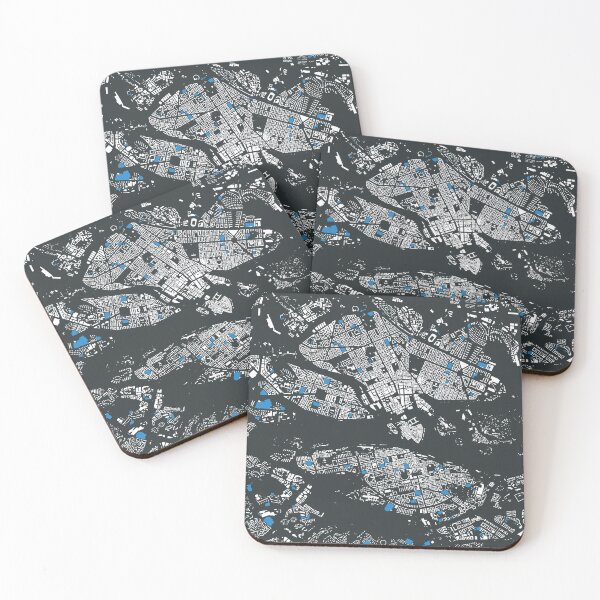 Item preview, Map of Stockholm, Sweden,with its schools in color designed and sold by jean-nicolas.