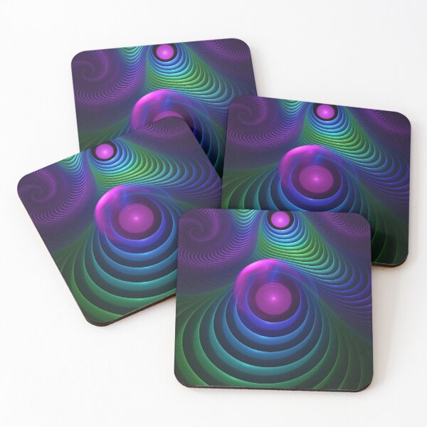 Item preview, Beautiful Rainbow Marble Fractals in Hyperspace designed and sold by San Jaya Prime.