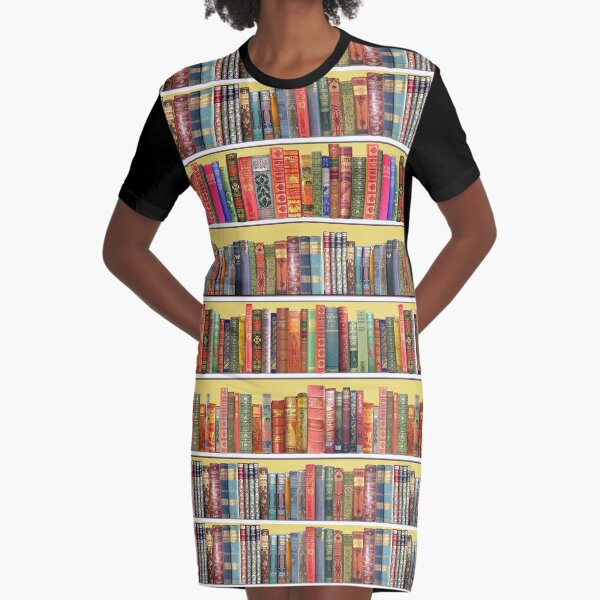 Library book clearance print dress