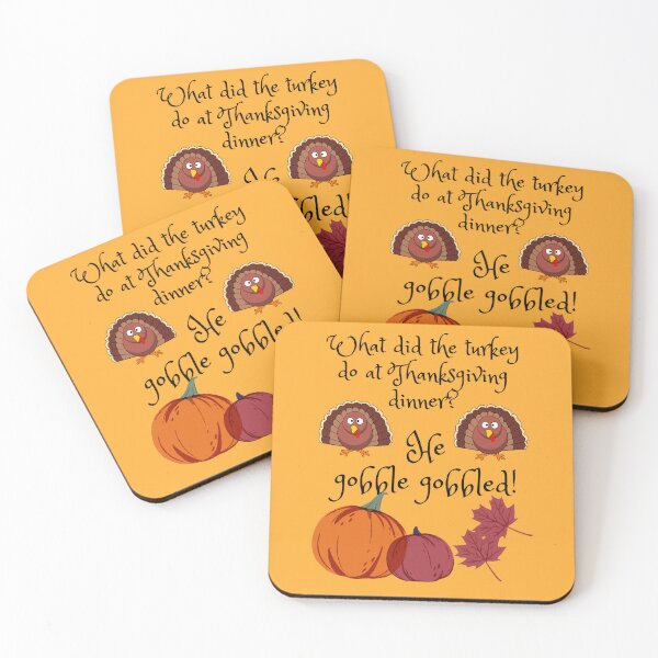 Item preview, What did the turkey do at Thanksgiving dinner - Thanksgiving designed and sold by PellSilversmith.