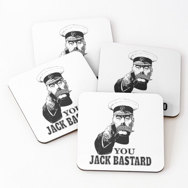 Item preview, YOU JACK BASTARD - B+W designed and sold by Delapits.