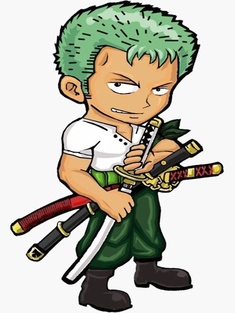 One Piece Chibi Png - One Piece Zoro Chibi, Transparent Png, png